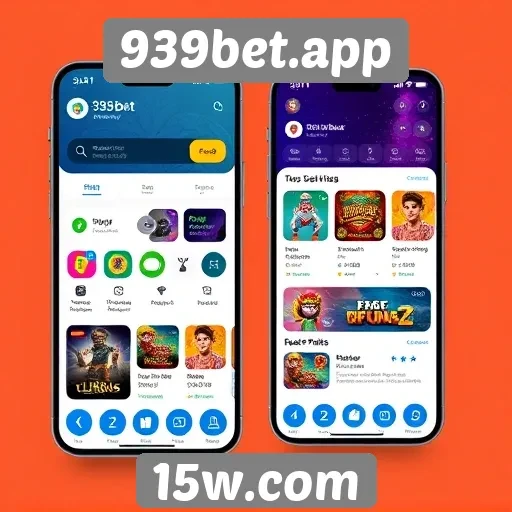 Interface do usuário do 939bet é intuitiva e moderna